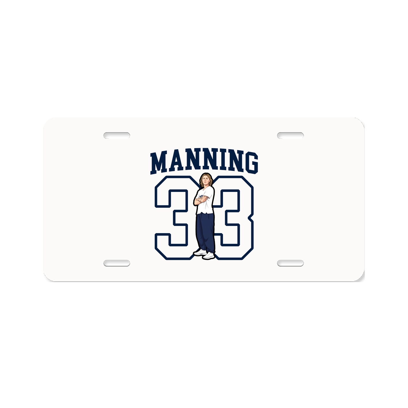 License Plate — Shirsey in Classic