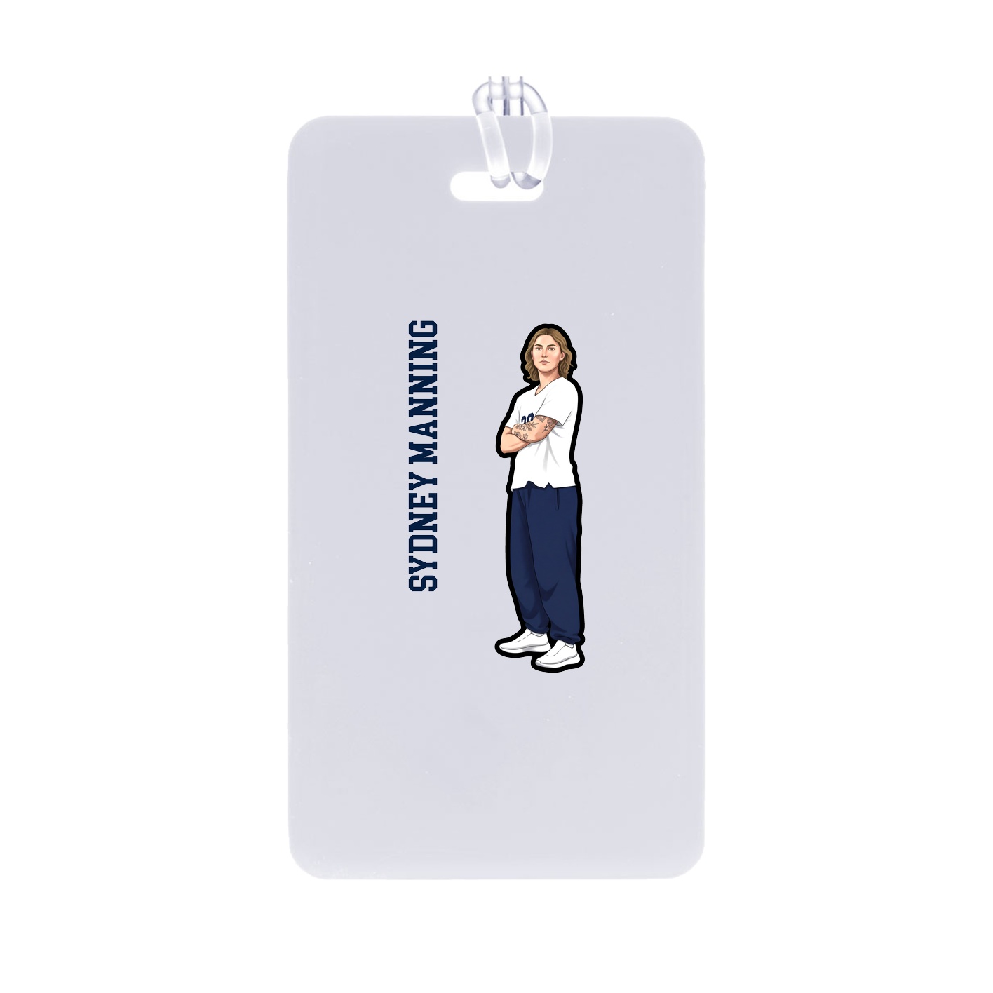 Bag Tag — Name Vertical in Classic