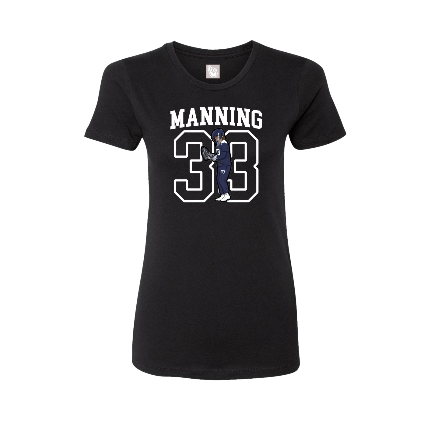 Fitted Women's Tee — Shirsey in Black