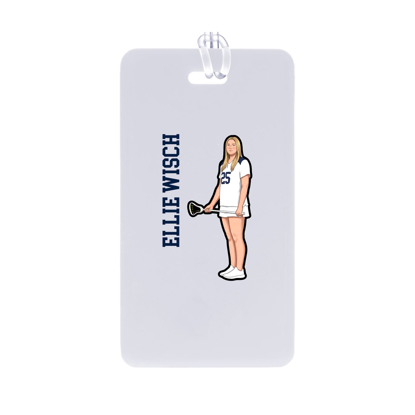 Bag Tag — Name Vertical in Classic