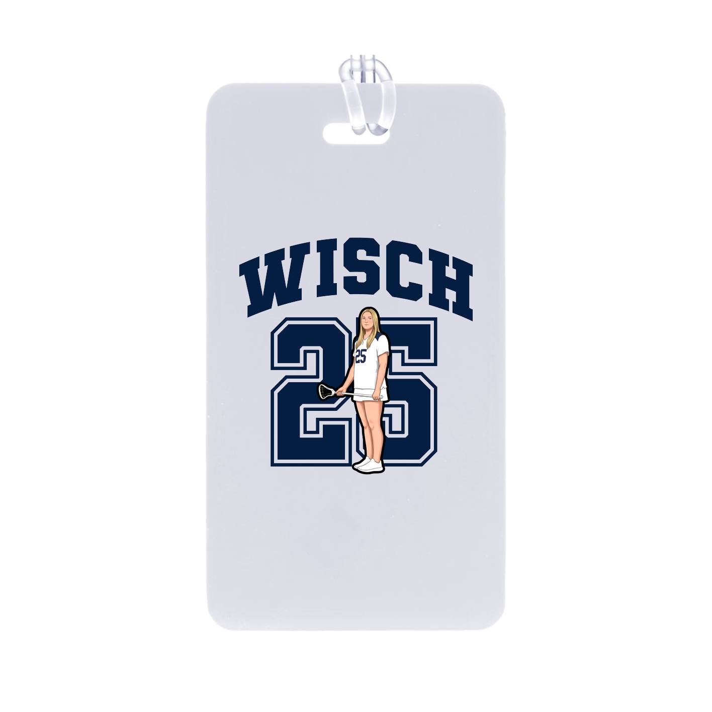 Bag Tag — Number in Classic