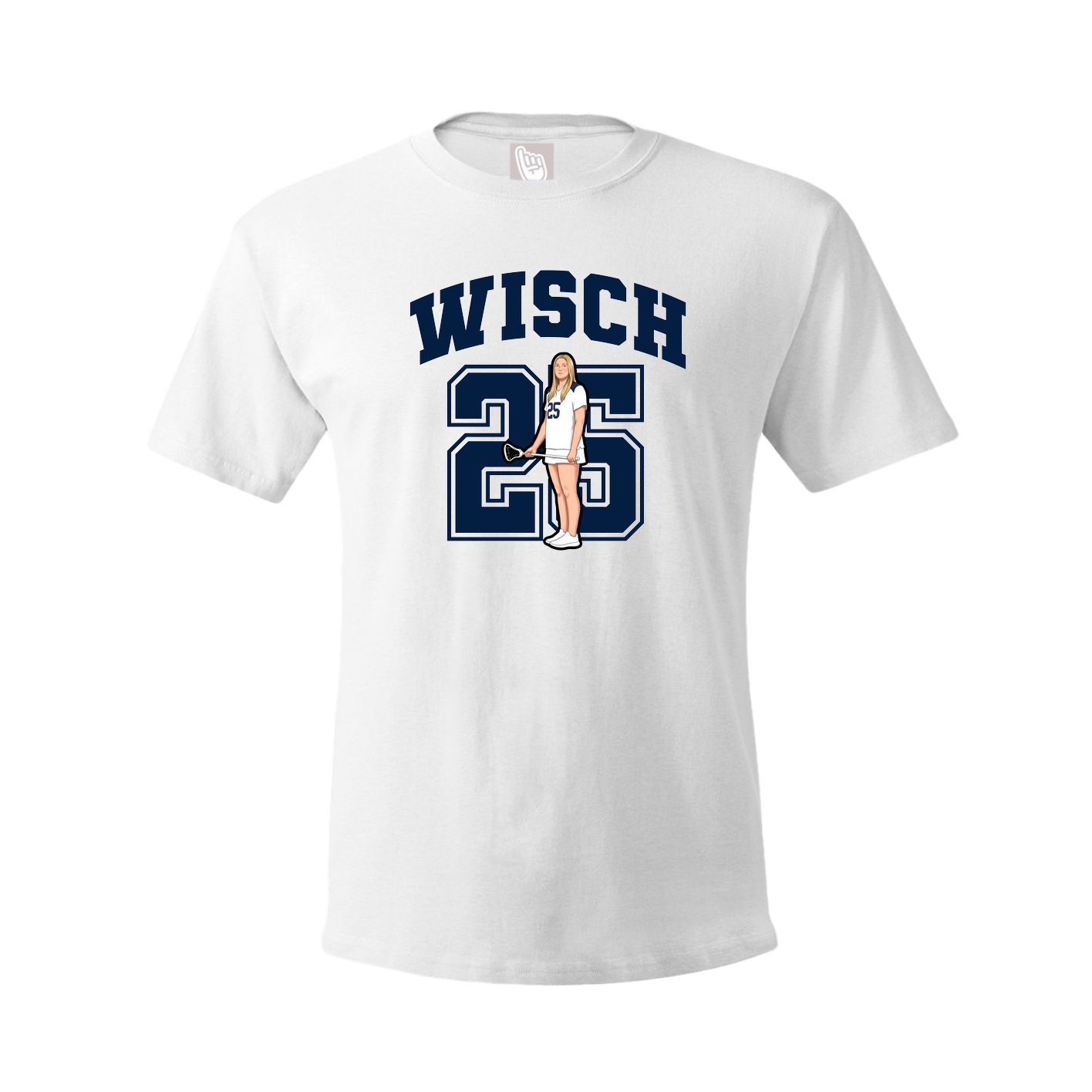 Tee — Number in White