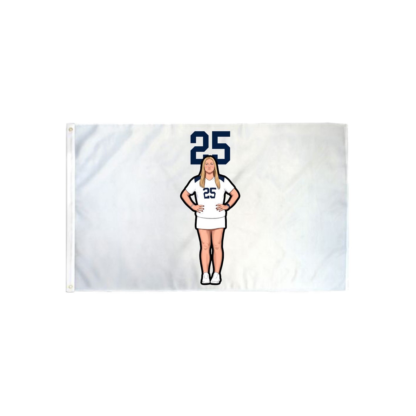 3x5 Flag — Number Top in Classic