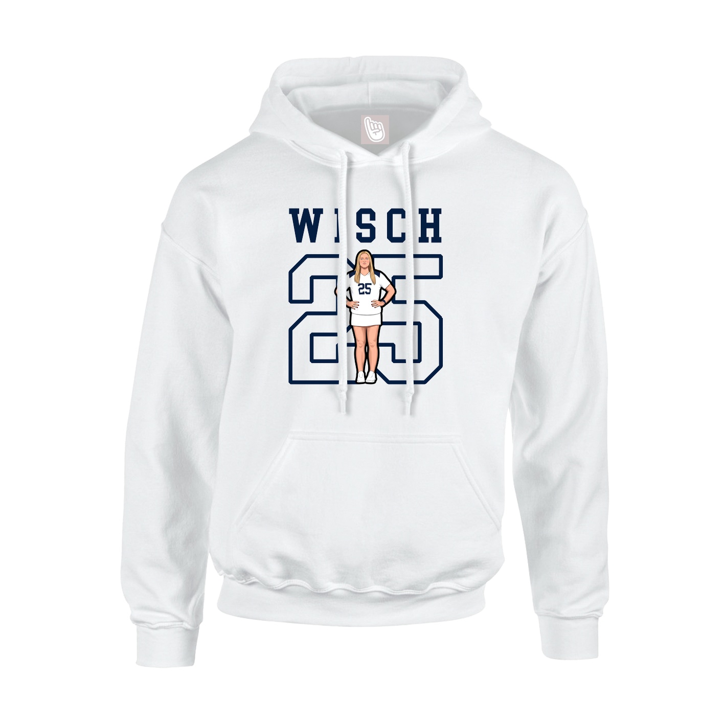 Youth Hoodie — Shirsey in White
