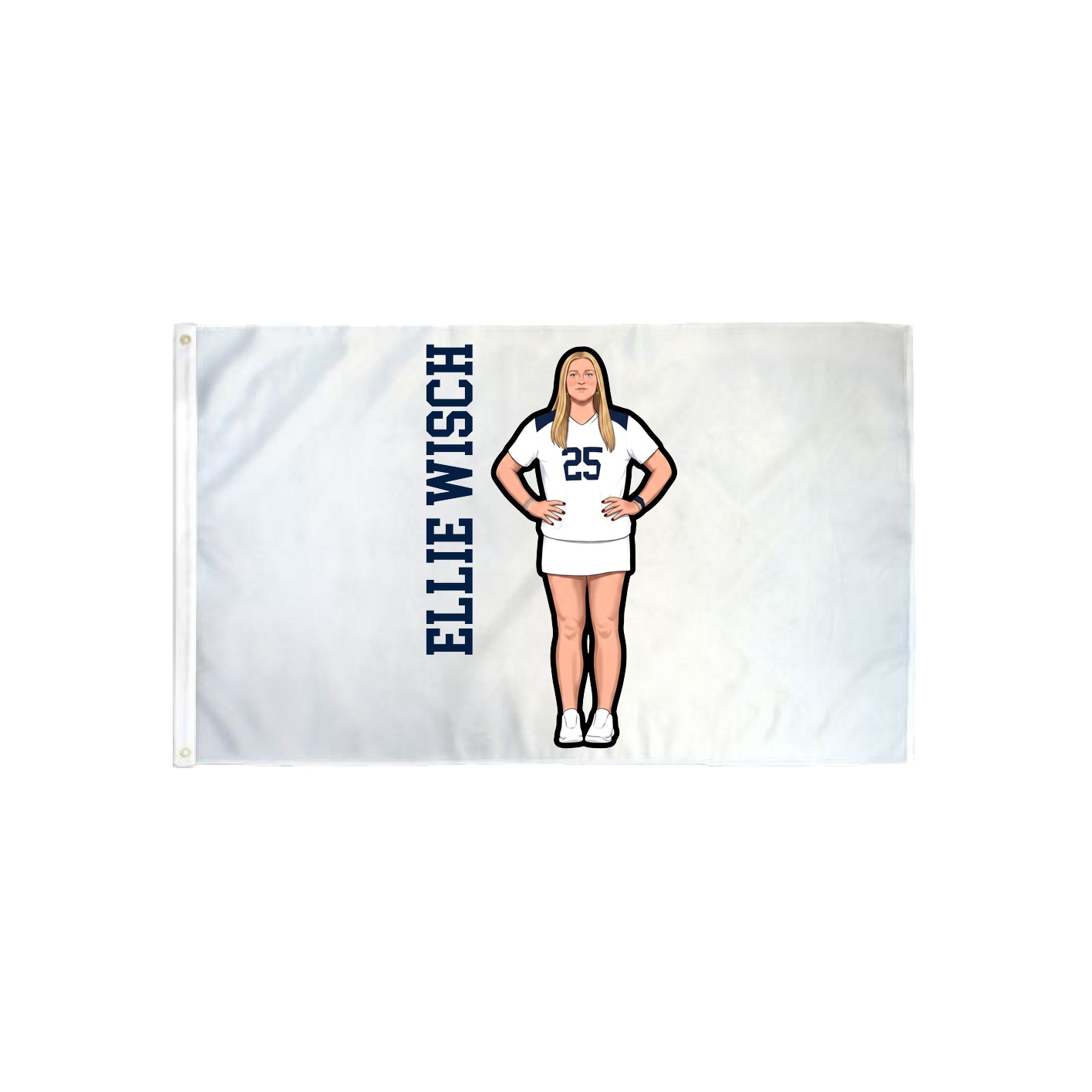 3x5 Flag — Name Vertical in Classic