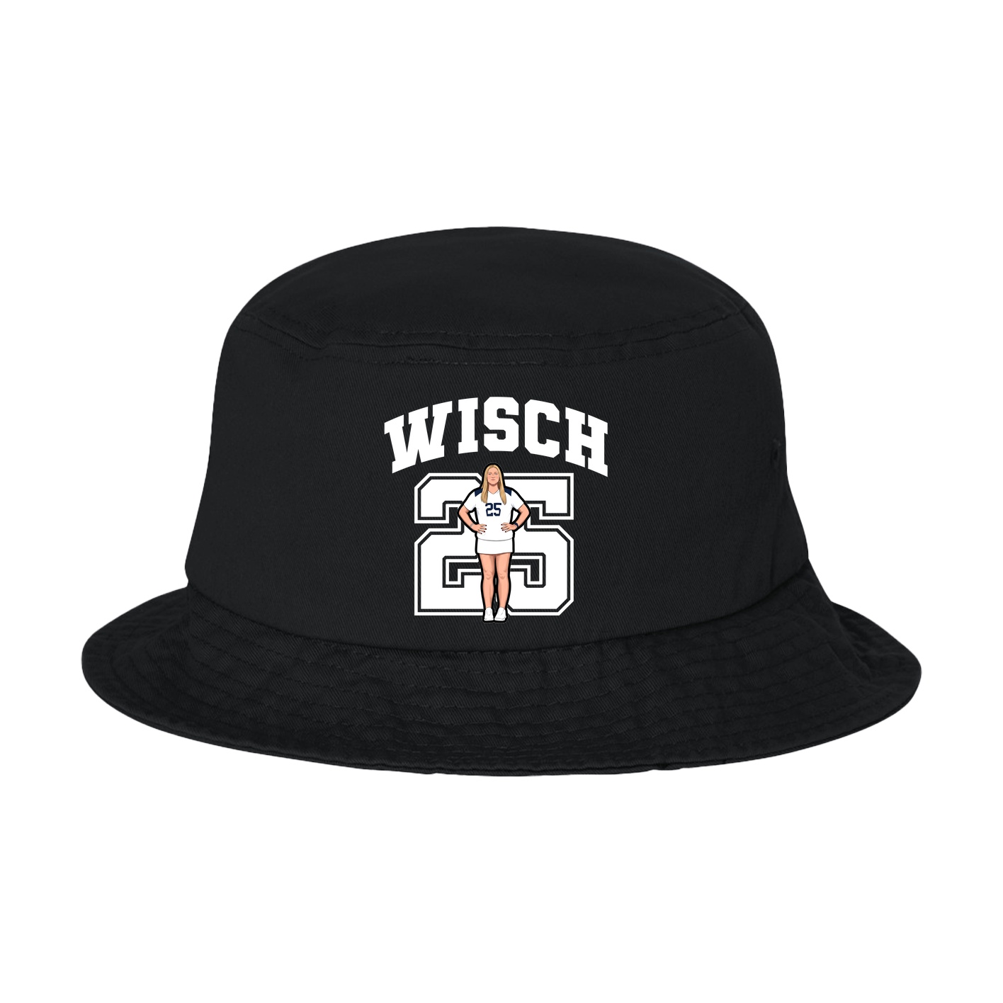 Bucket Cap — Number in Black