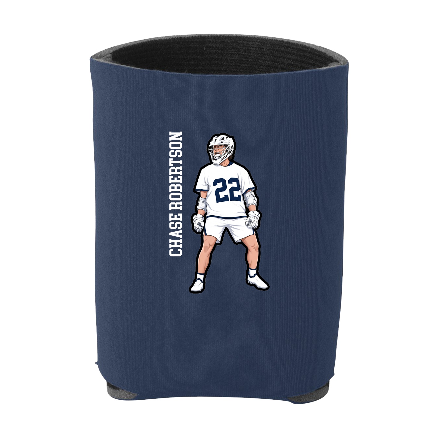 Can Holder — Name Vertical in Navy