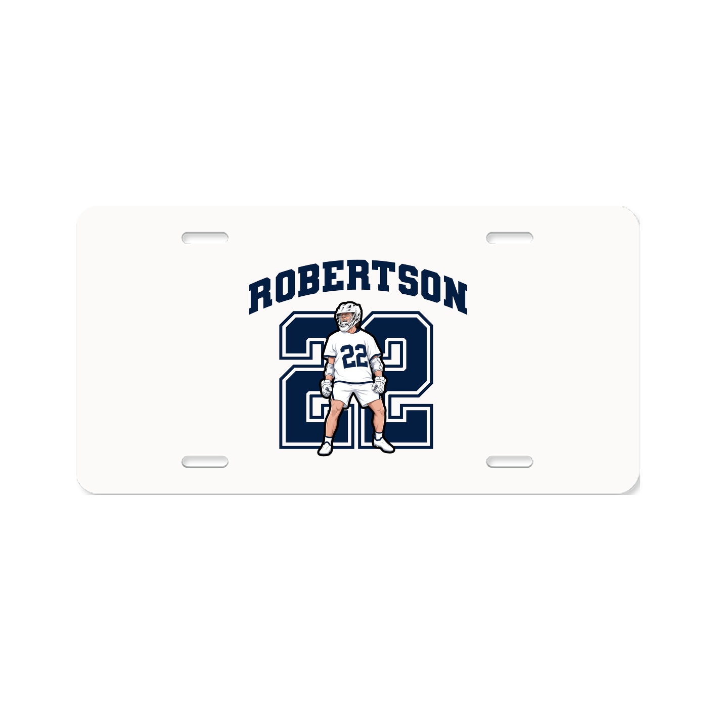 License Plate — Number in Classic