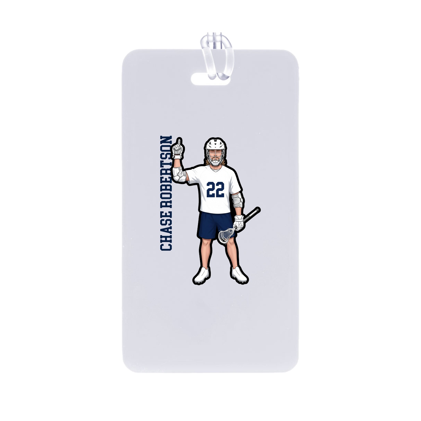 Bag Tag — Name Vertical in Classic