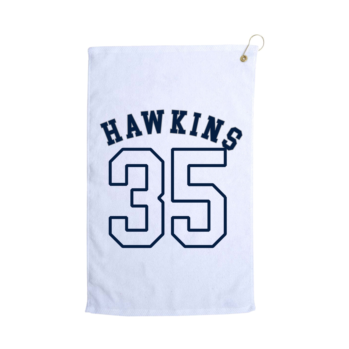 Golf Towel — Shirsey Arch in White