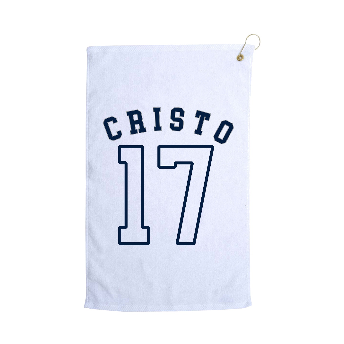 Golf Towel — Shirsey Arch in White
