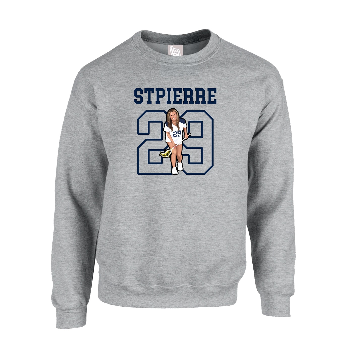 Fleece Crew — Shirsey in Grey