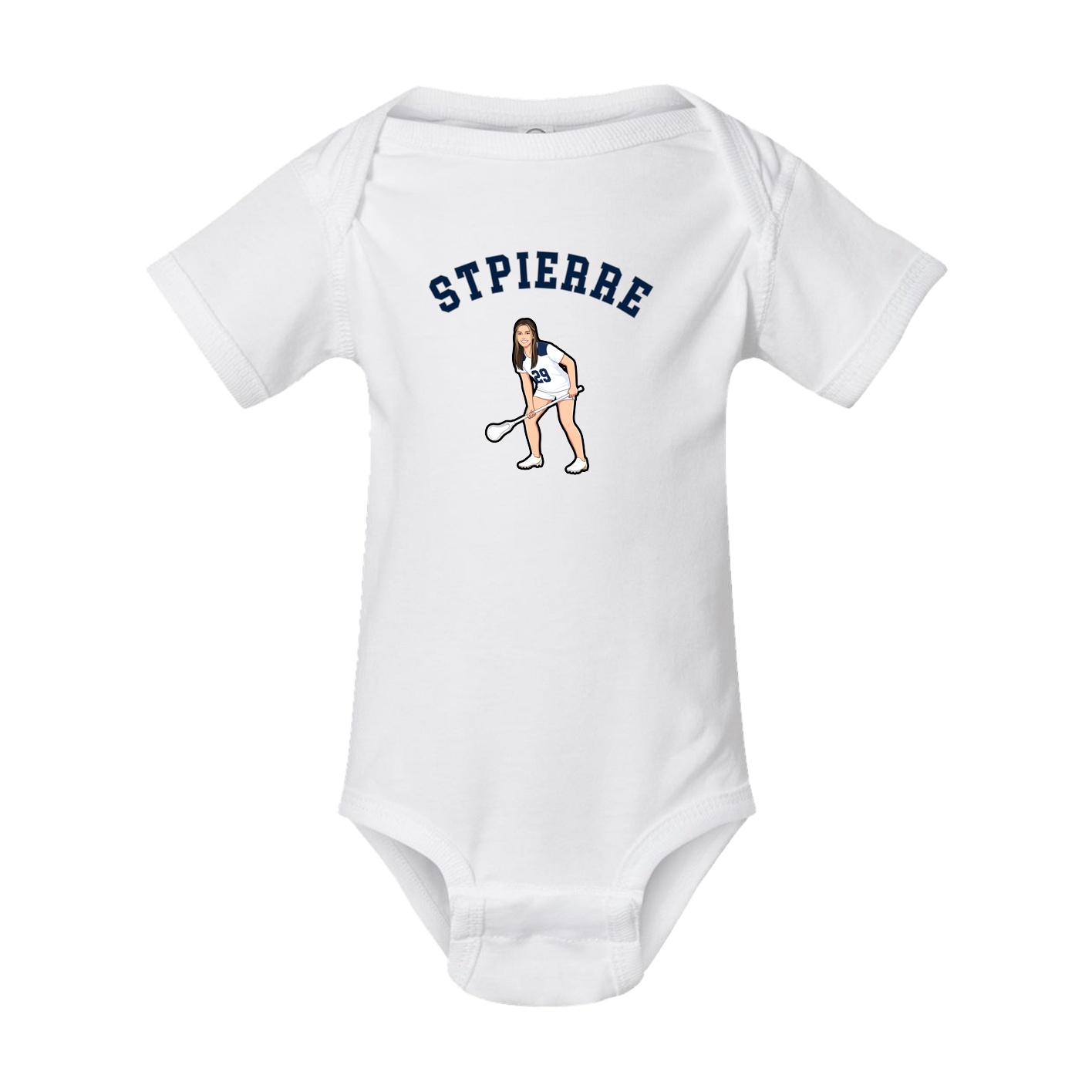 Baby Onesie — Shirsey Arch in White
