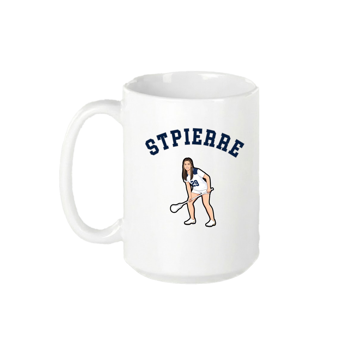 15oz Coffee Mug — Shirsey Arch in White