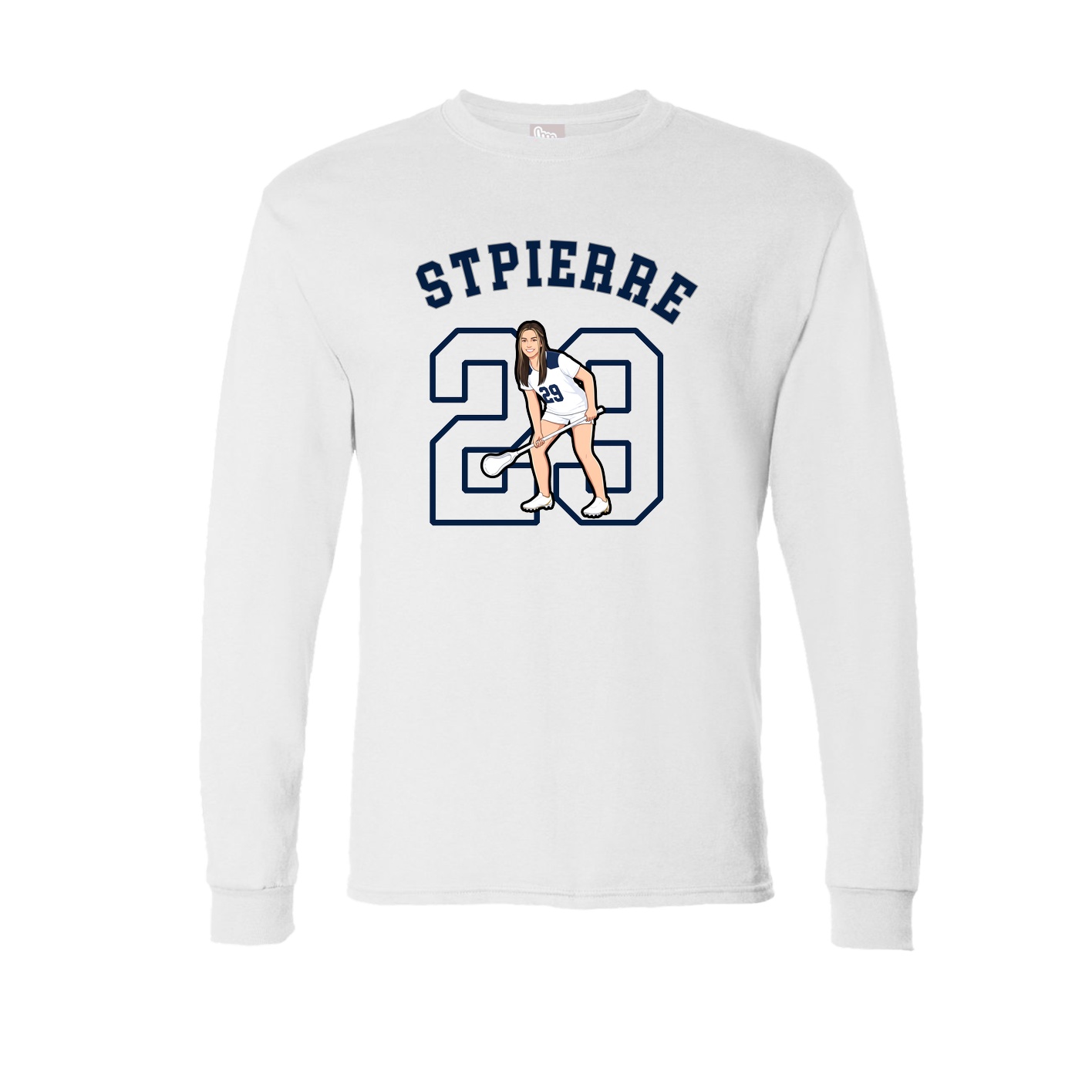 Long Sleeve Tee — Shirsey Arch in White