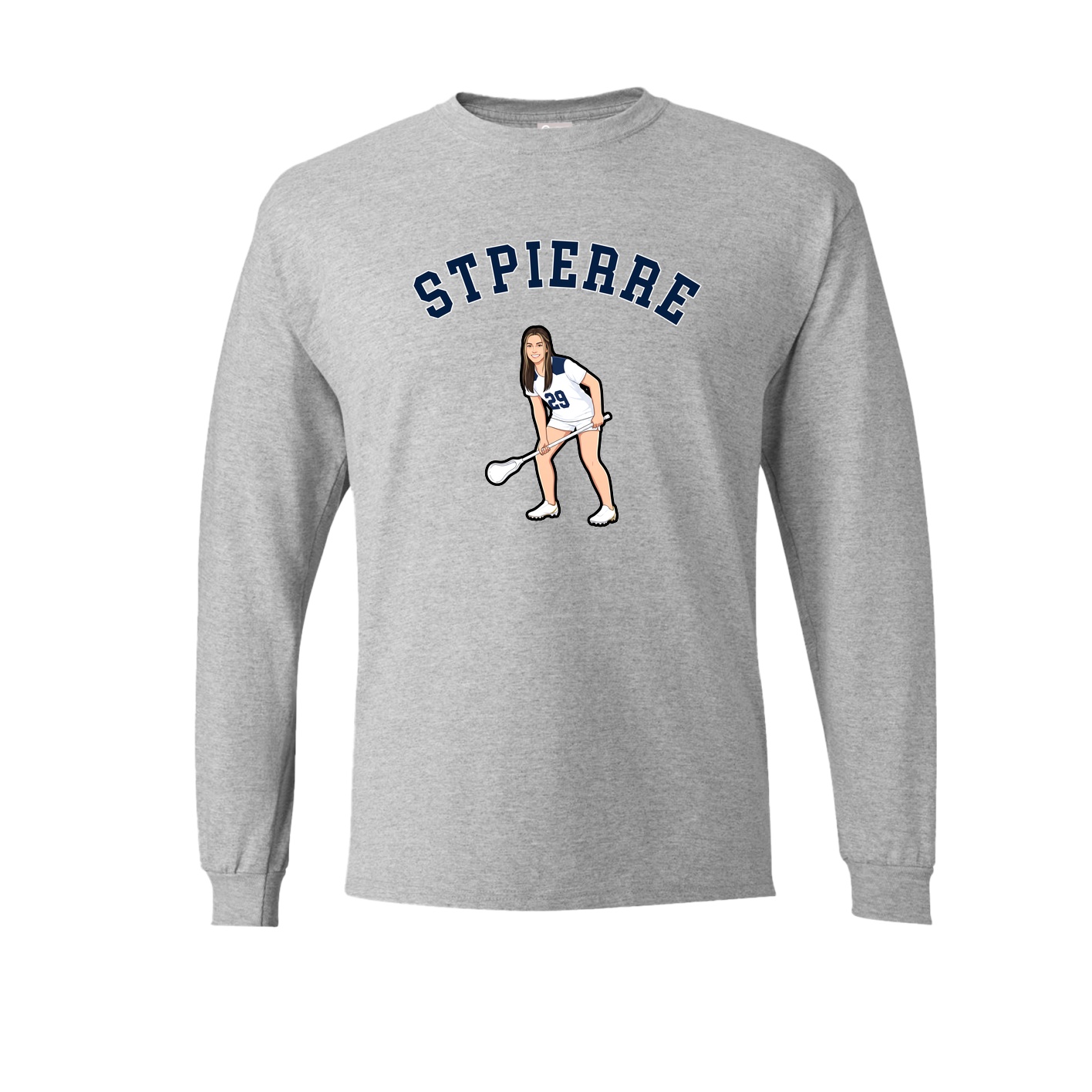Long Sleeve Tee — Shirsey Arch in Grey
