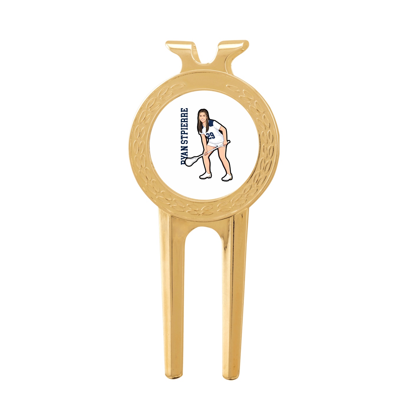 Divot Tool with Ball Marker — Name Vertical in Classic