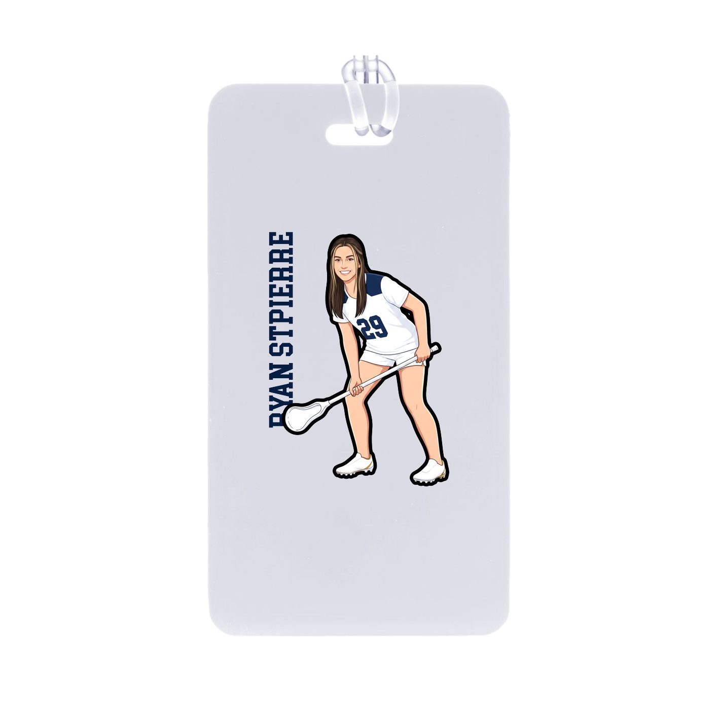 Bag Tag — Name Vertical in Classic