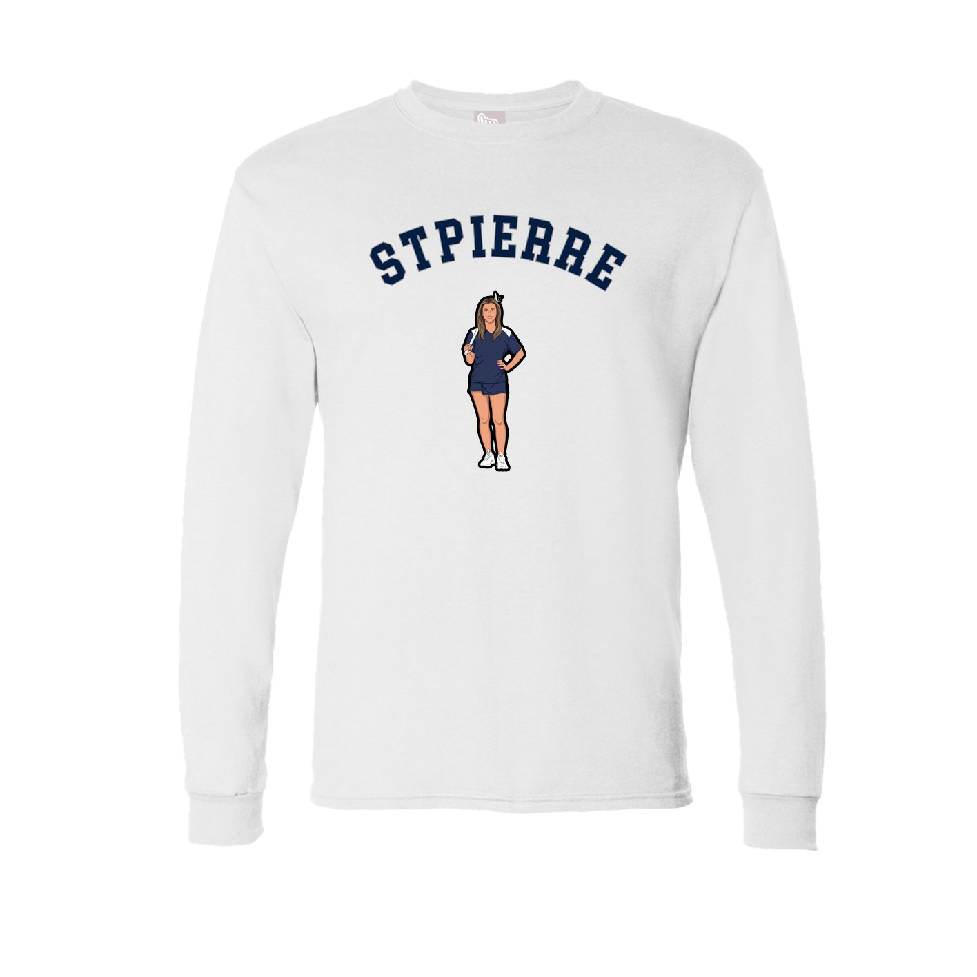 Long Sleeve Tee — Shirsey Arch in White