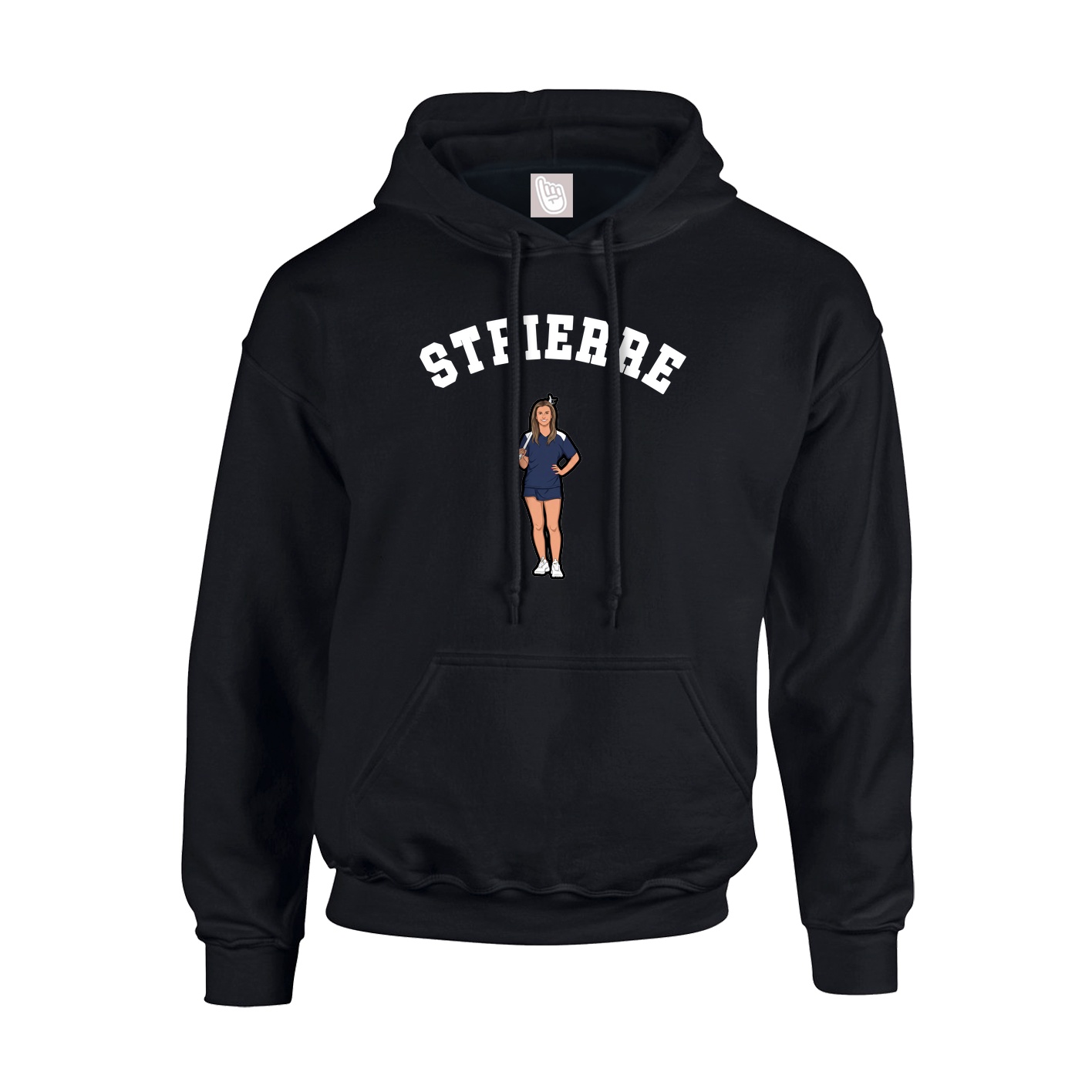 Youth Hoodie — Shirsey Arch in Black