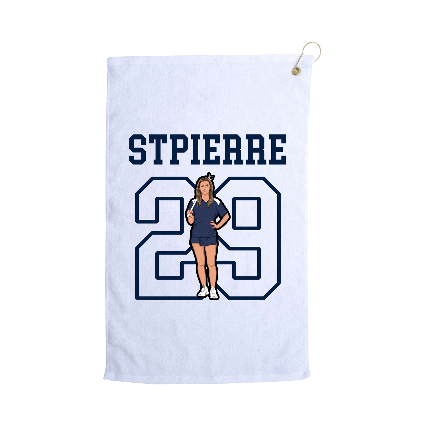 Golf Towel — Shirsey in White