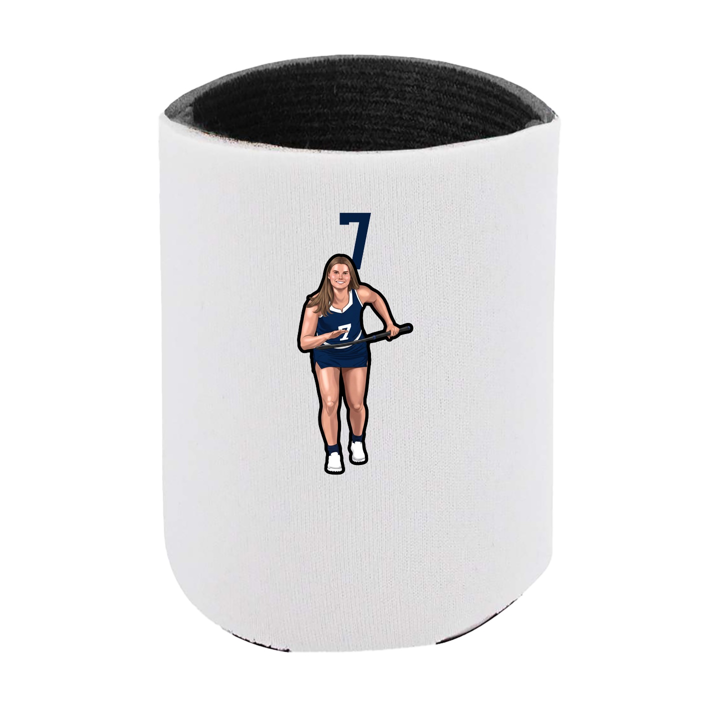 Can Holder — Number Top in White
