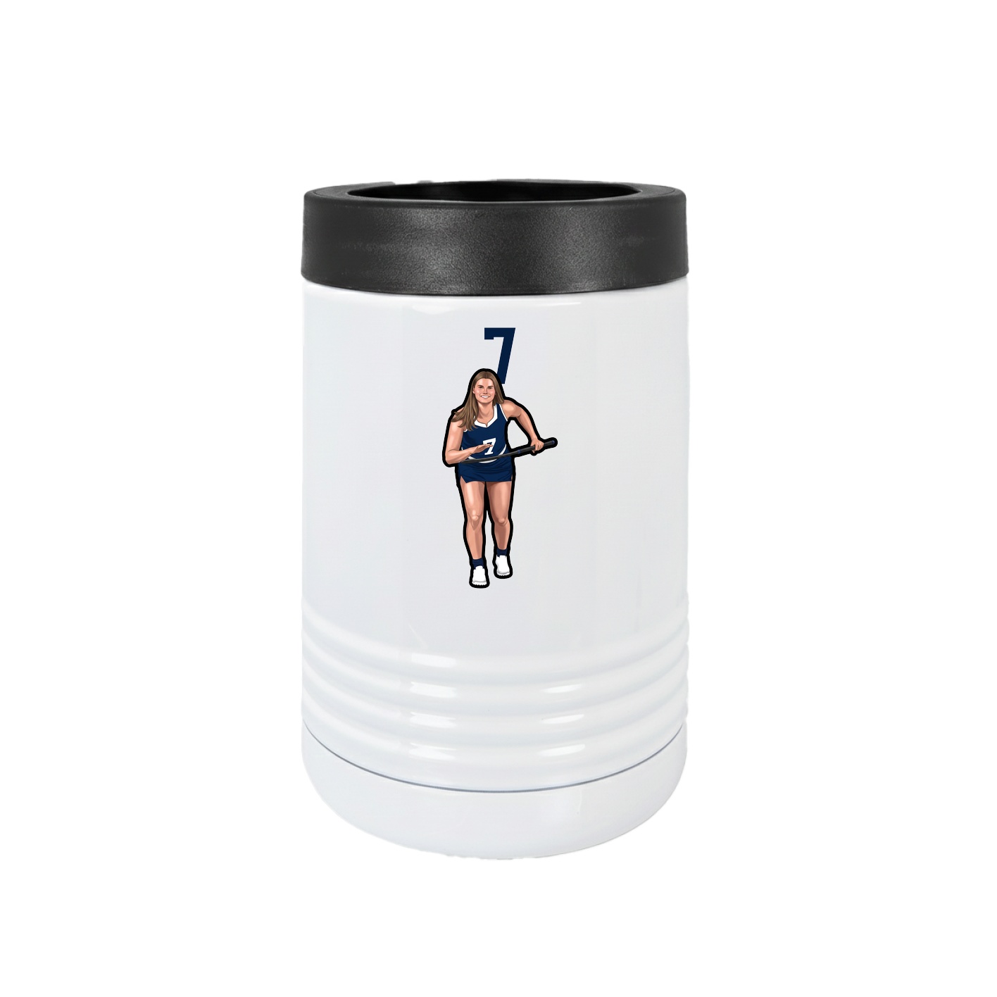 Beverage Holder — Number Top in White