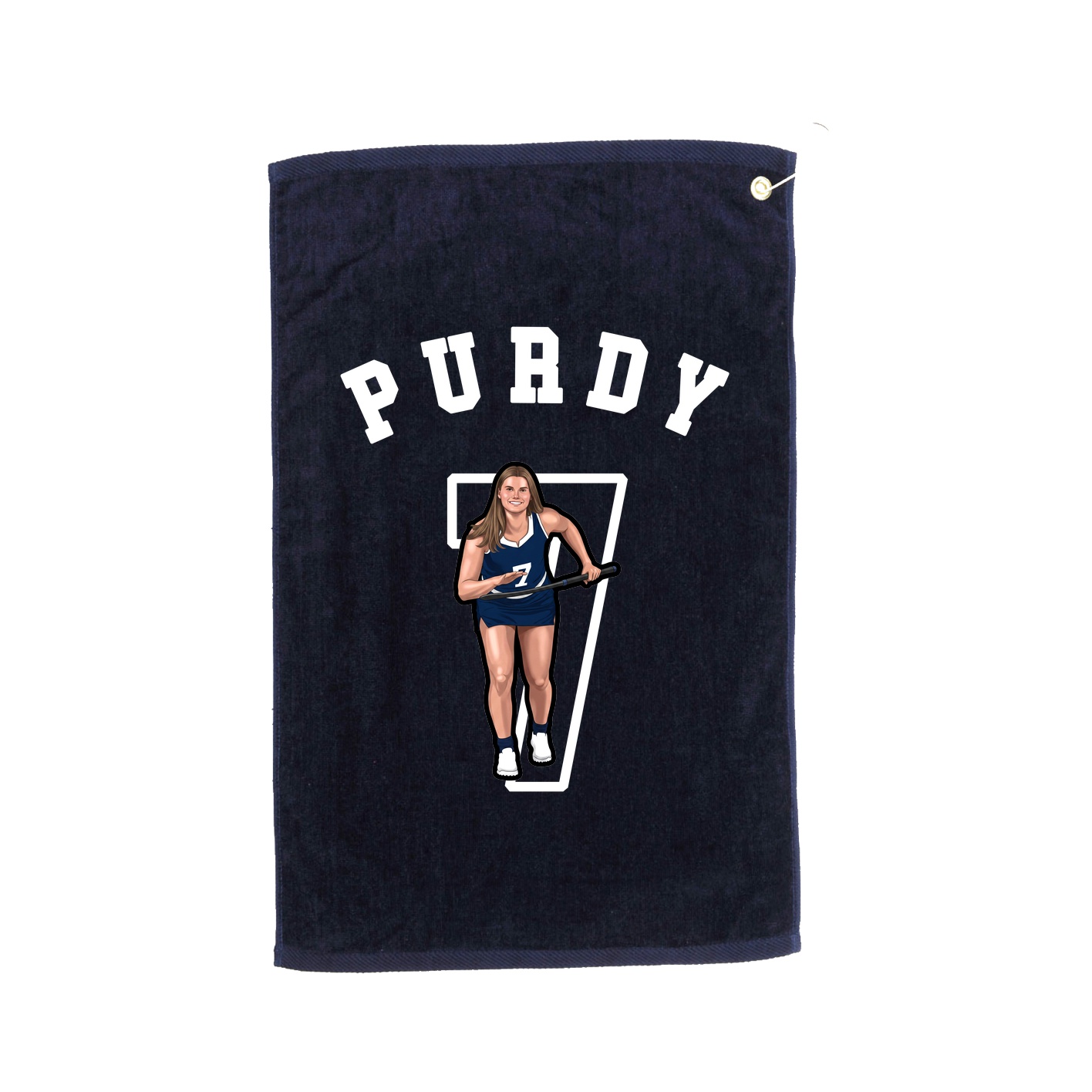 Golf Towel — Shirsey Arch in Navy