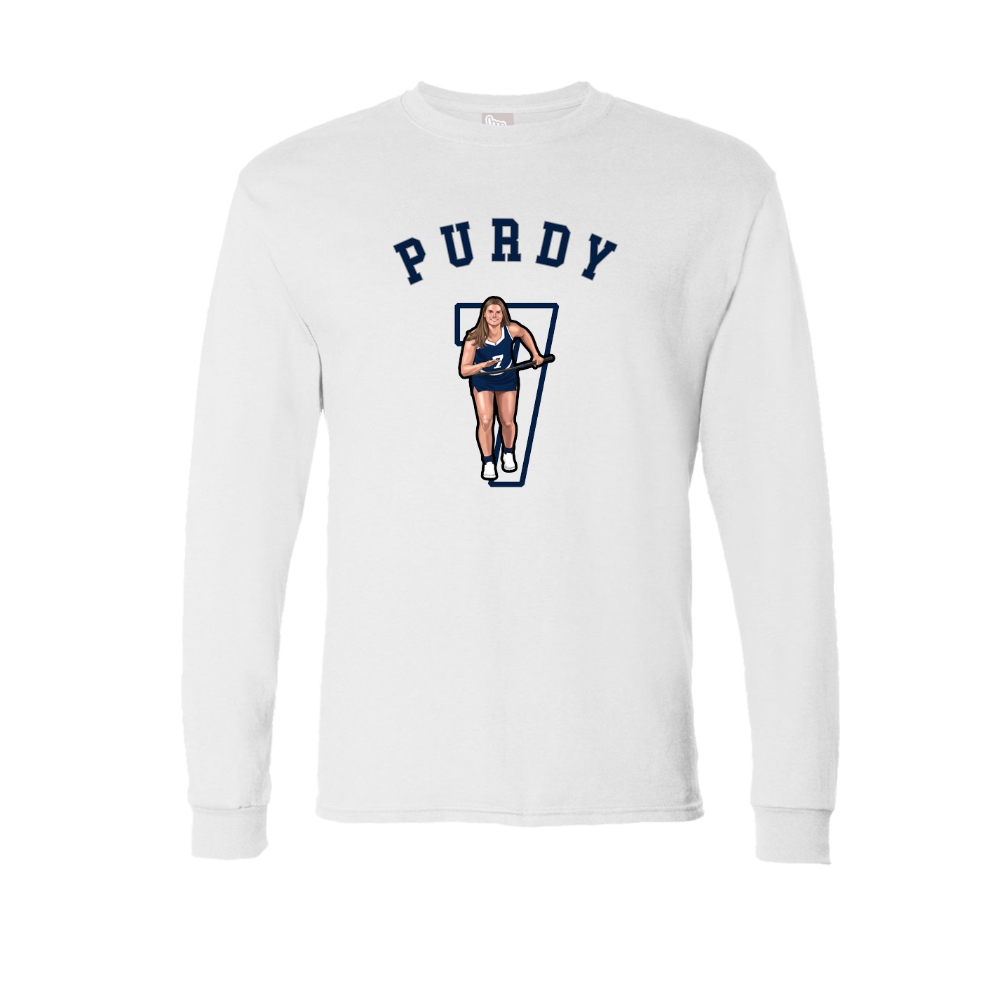 Long Sleeve Tee — Shirsey Arch in White