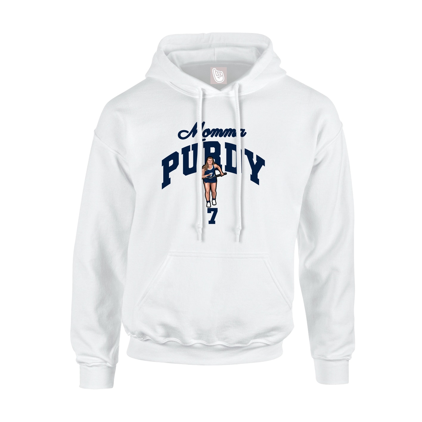 Youth Hoodie — Mothers Day Arch in White