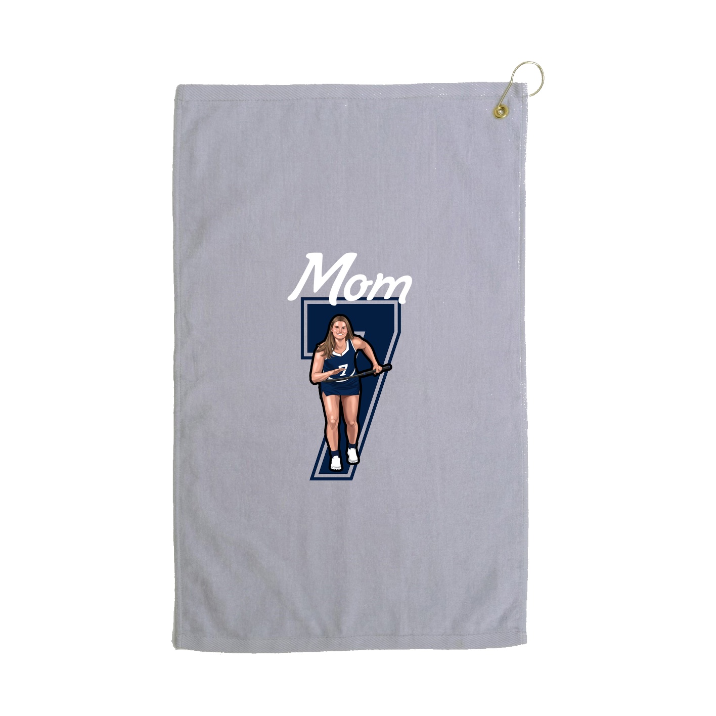 Golf Towel — Mothers Day Shirsey in Grey