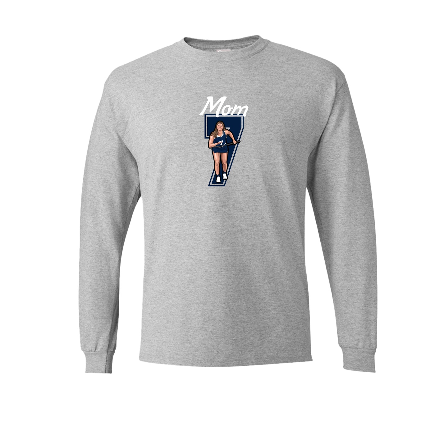 Long Sleeve Tee — Mothers Day Shirsey in Grey