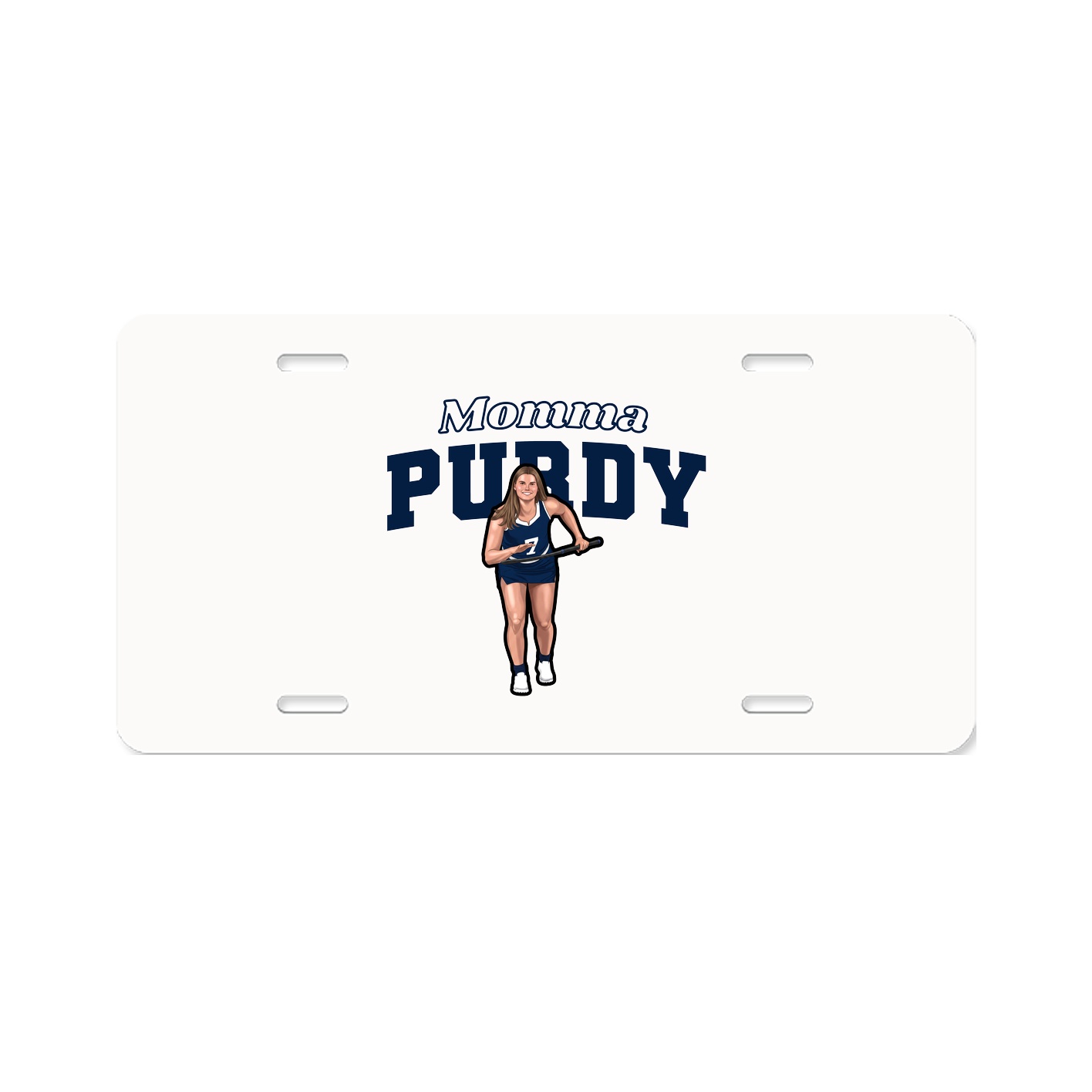 License Plate — Mothers Day Block in Classic