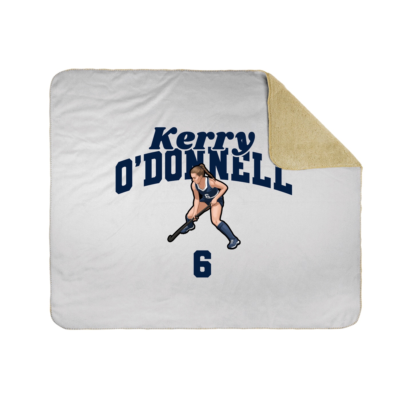 Throw Blanket — Signature Arch in White