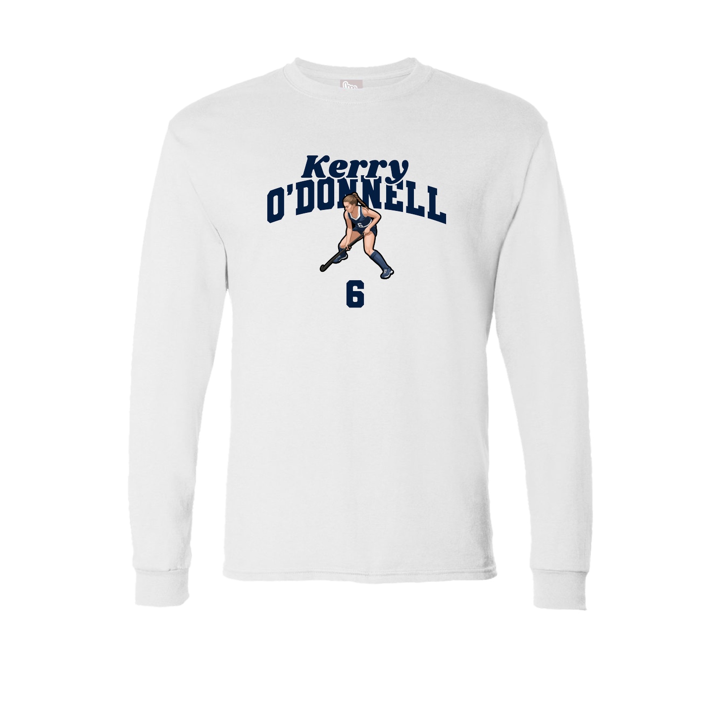 Long Sleeve Tee — Signature Arch in White