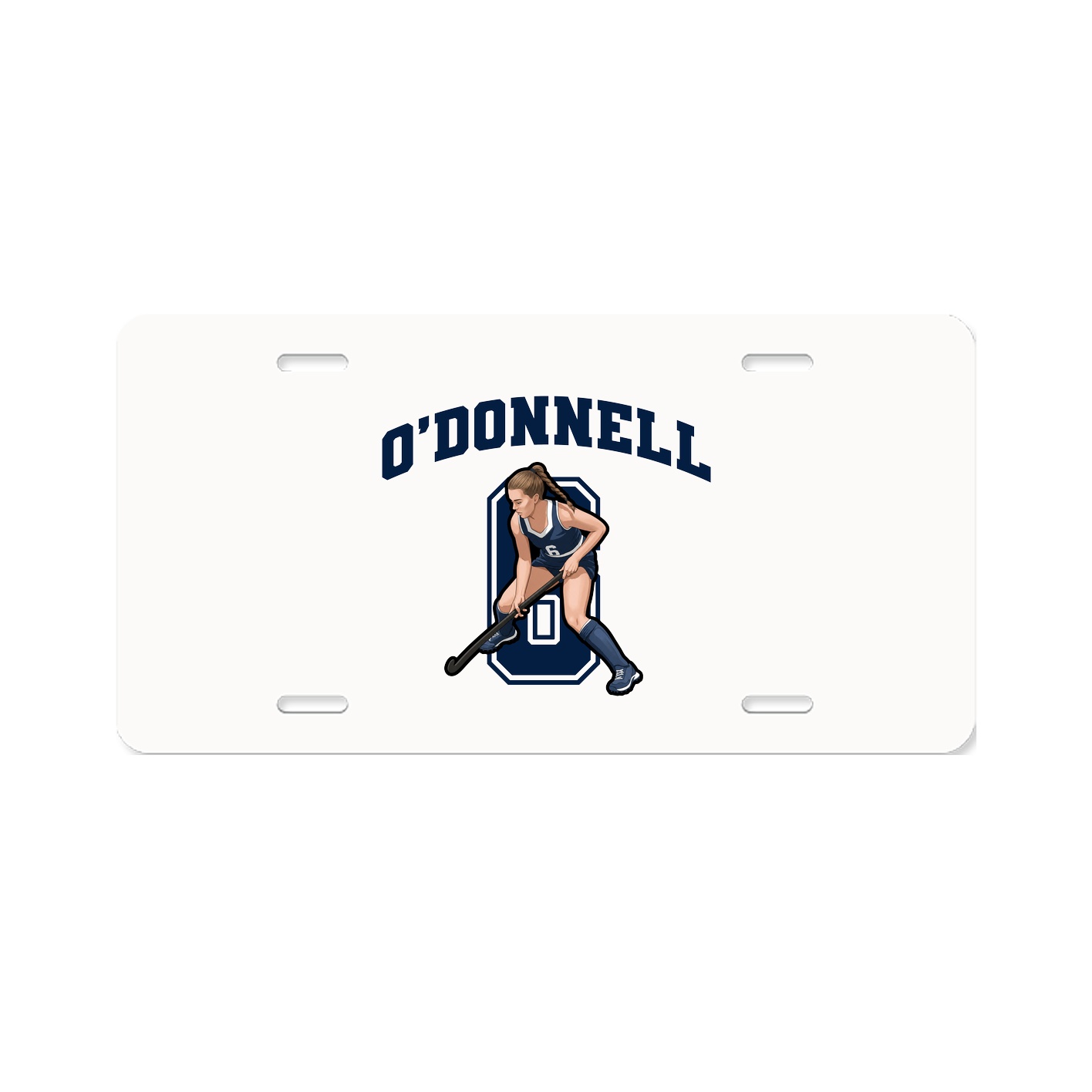 License Plate — Number in Classic