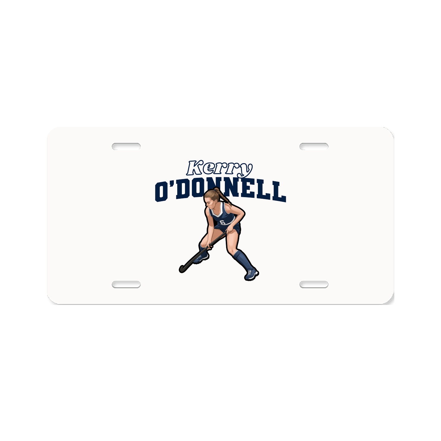 License Plate — Name Arch in Classic
