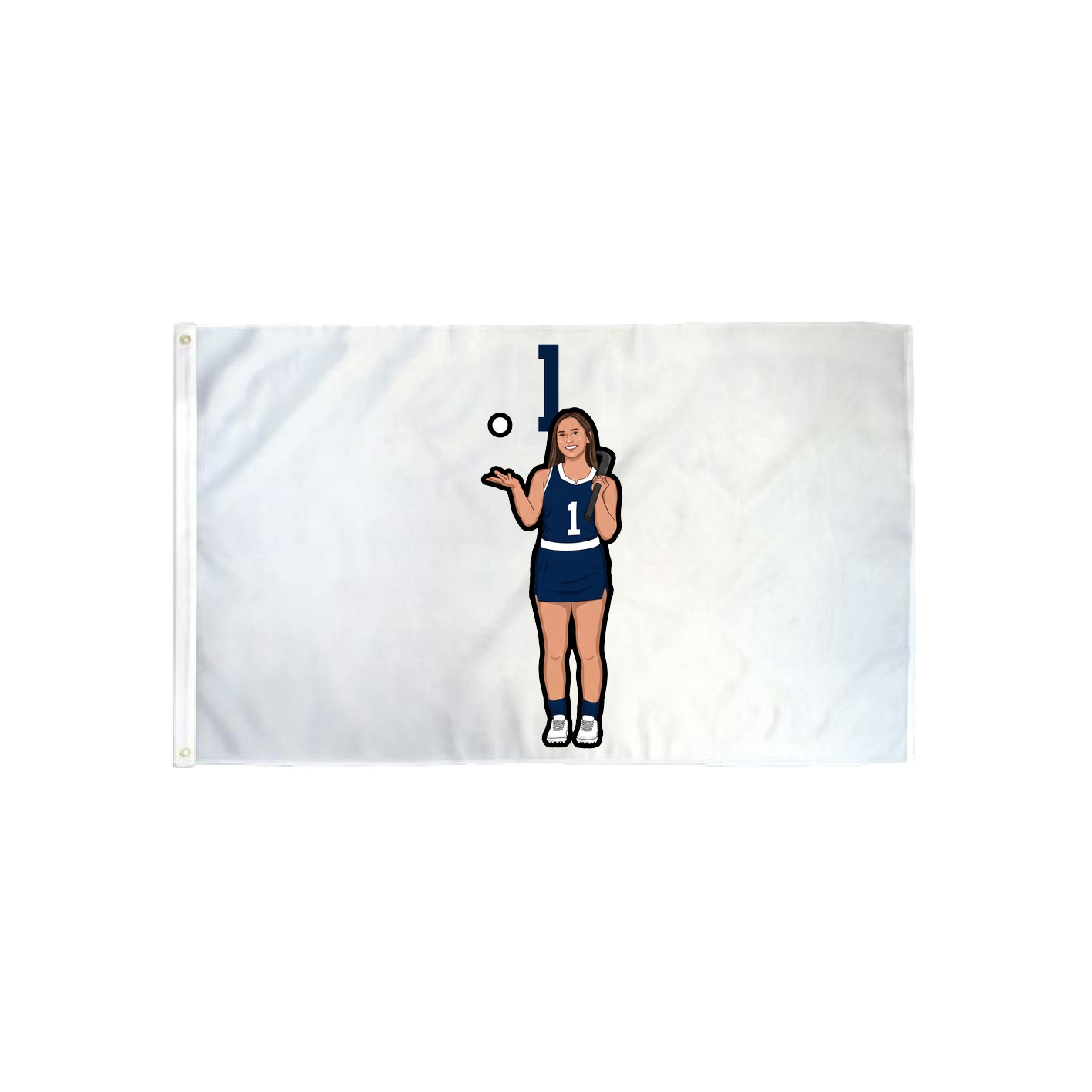 3x5 Flag — Number Top in Classic
