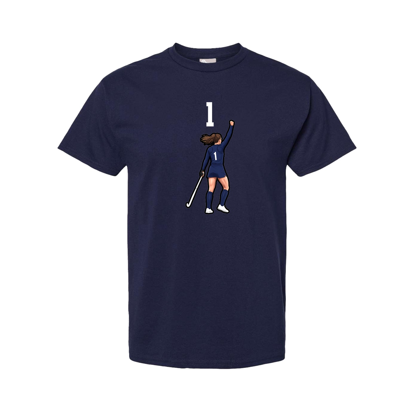 Youth Tee — Number Top in Navy