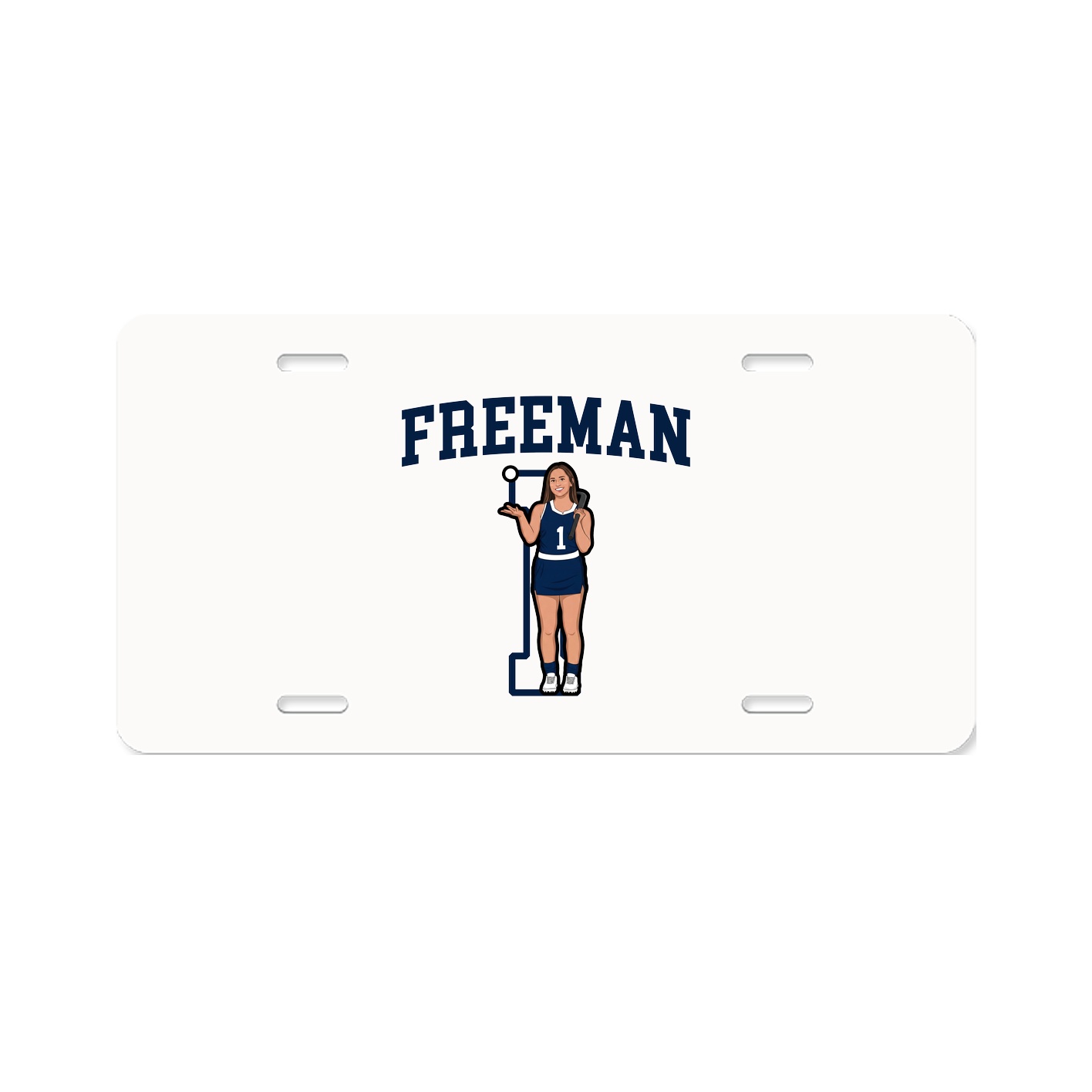 Aluminum License Plate