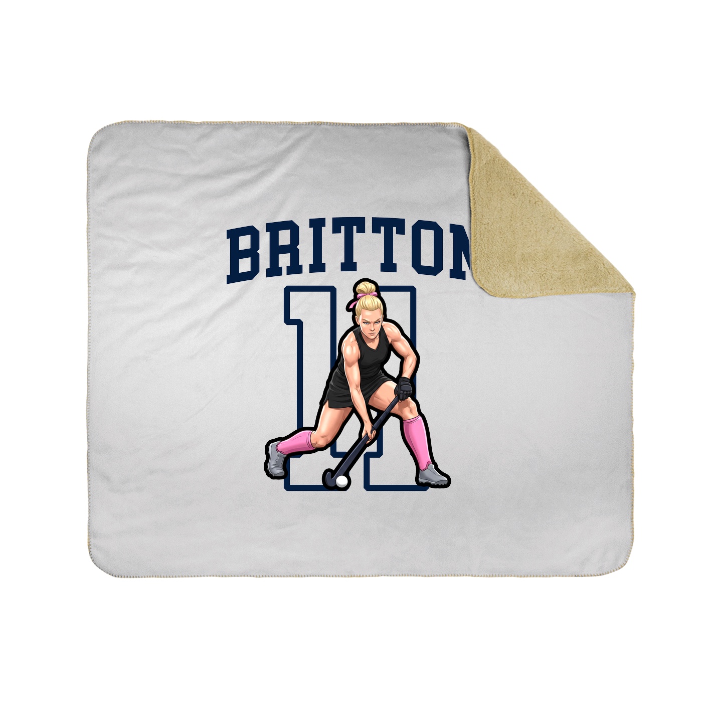 Throw Blanket — Shirsey in White