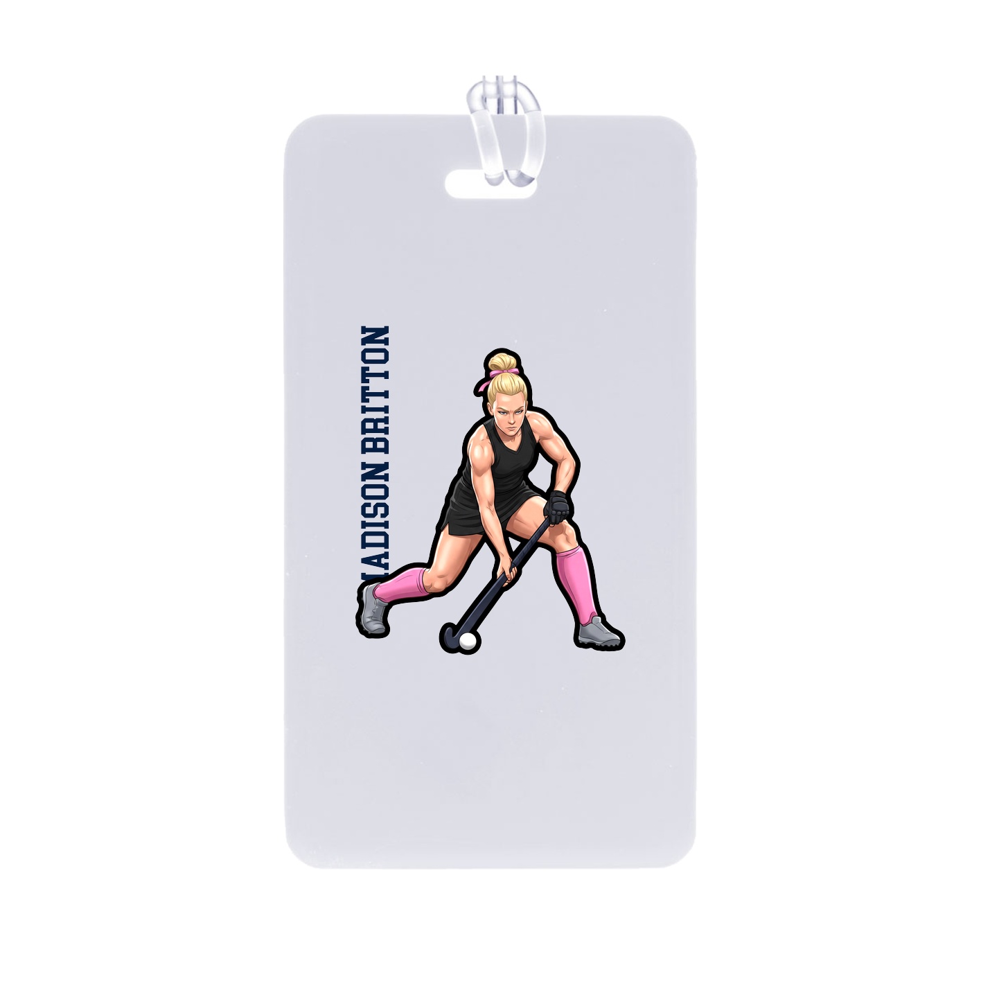 Bag Tag — Name Vertical in Classic