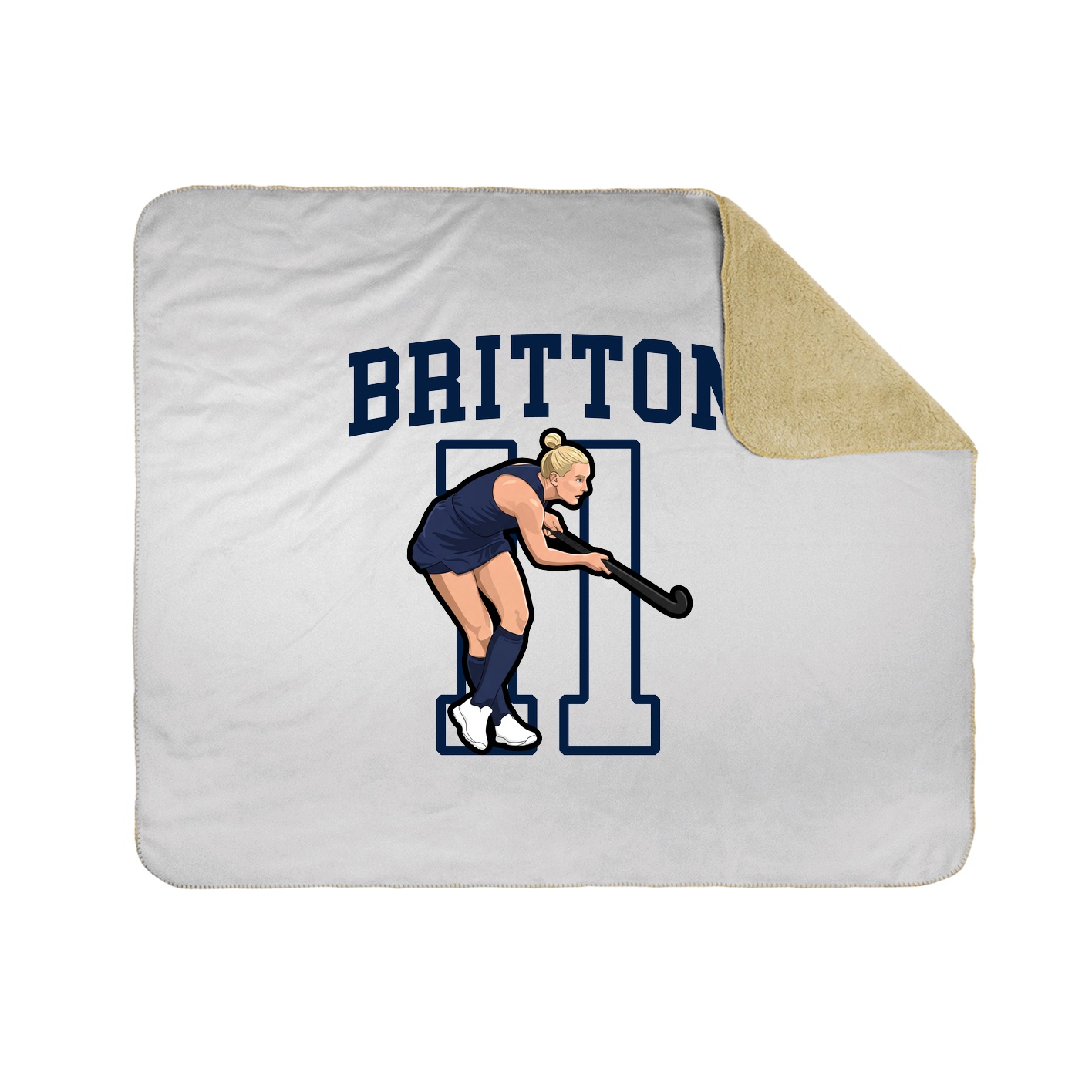 Throw Blanket — Shirsey in White