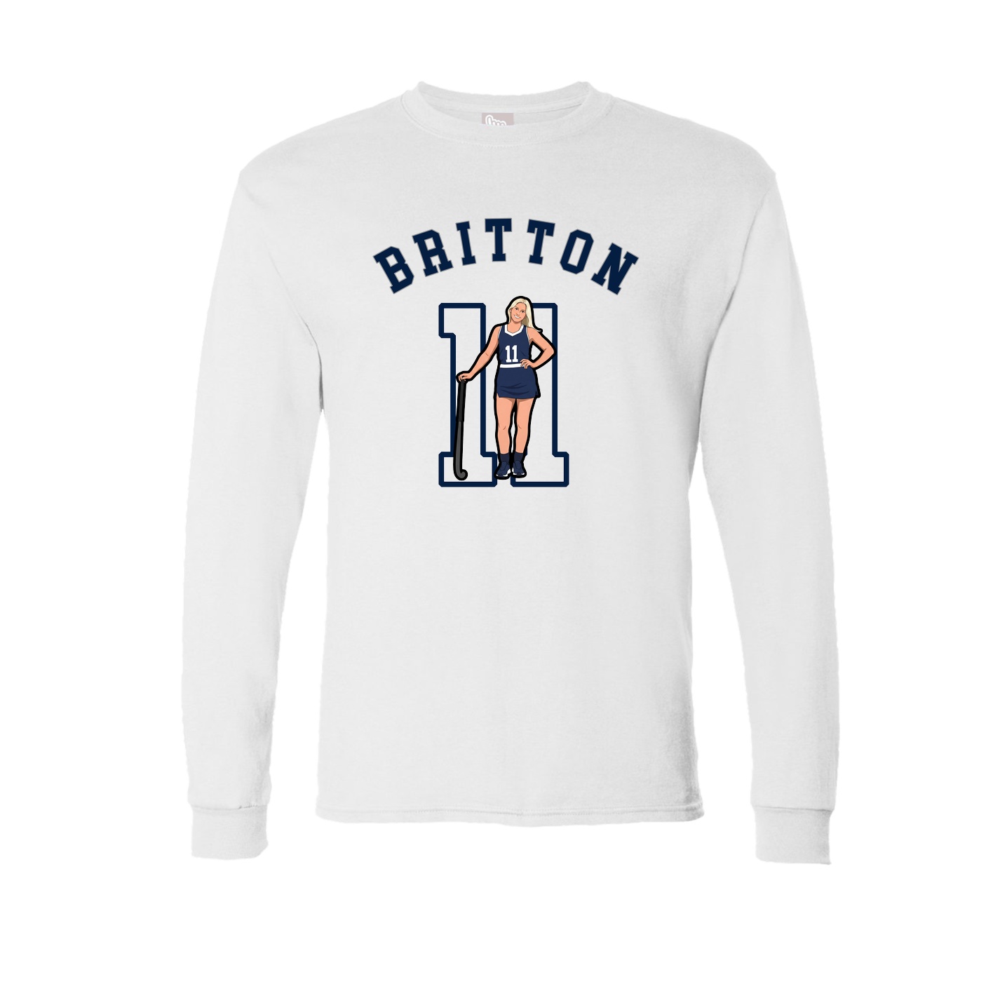 Long Sleeve Tee — Shirsey Arch in White