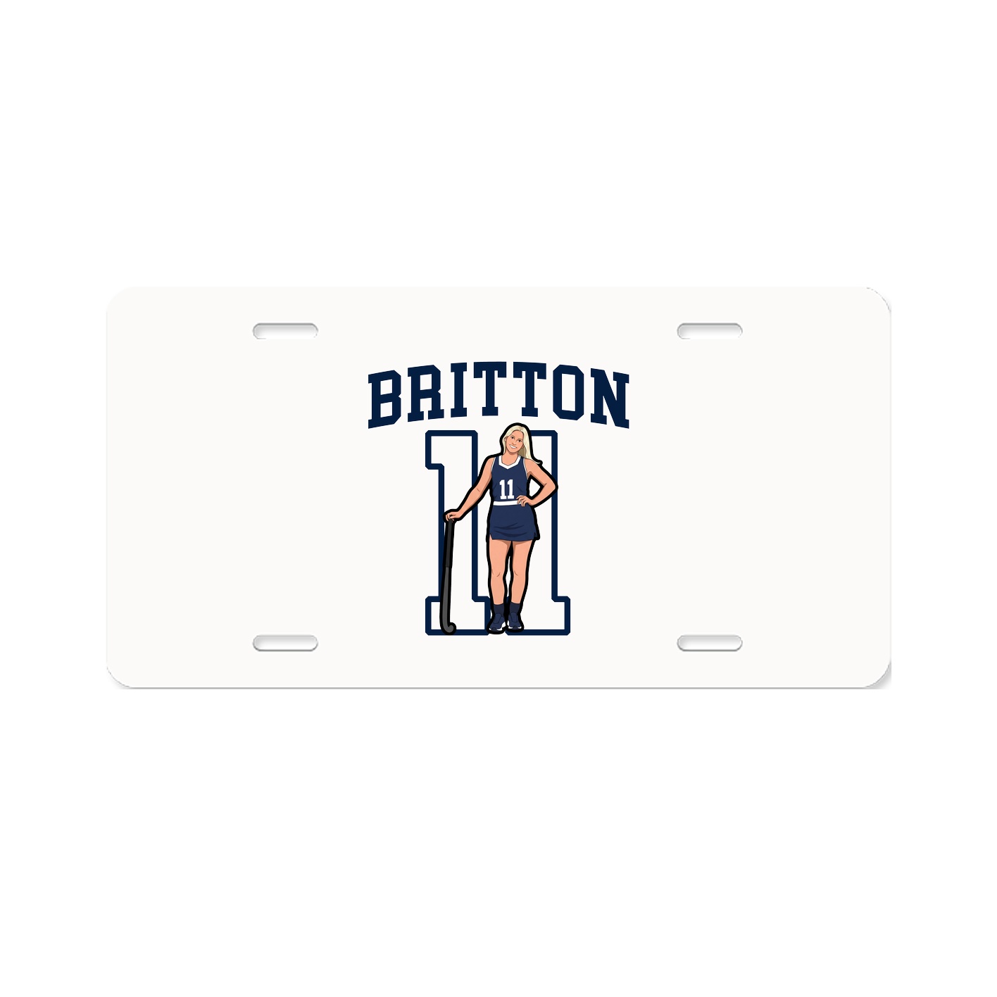 Aluminum License Plate