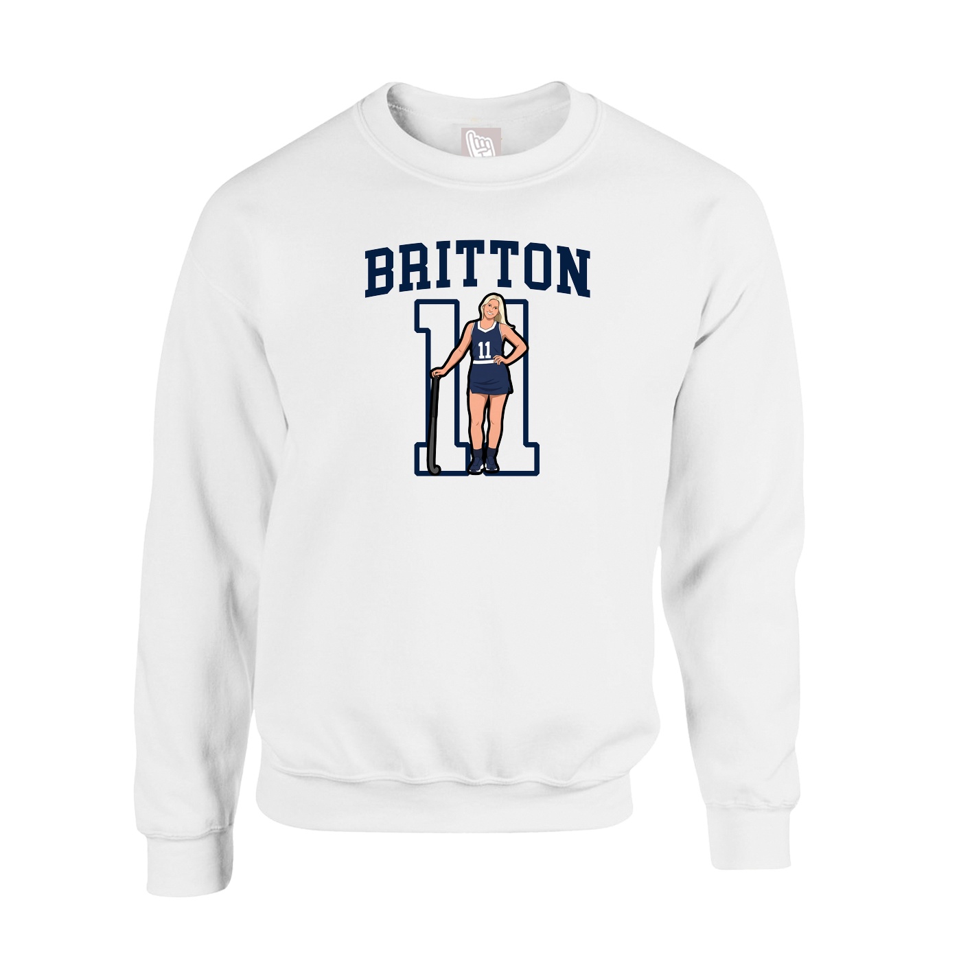 Fleece Crew — Shirsey in White