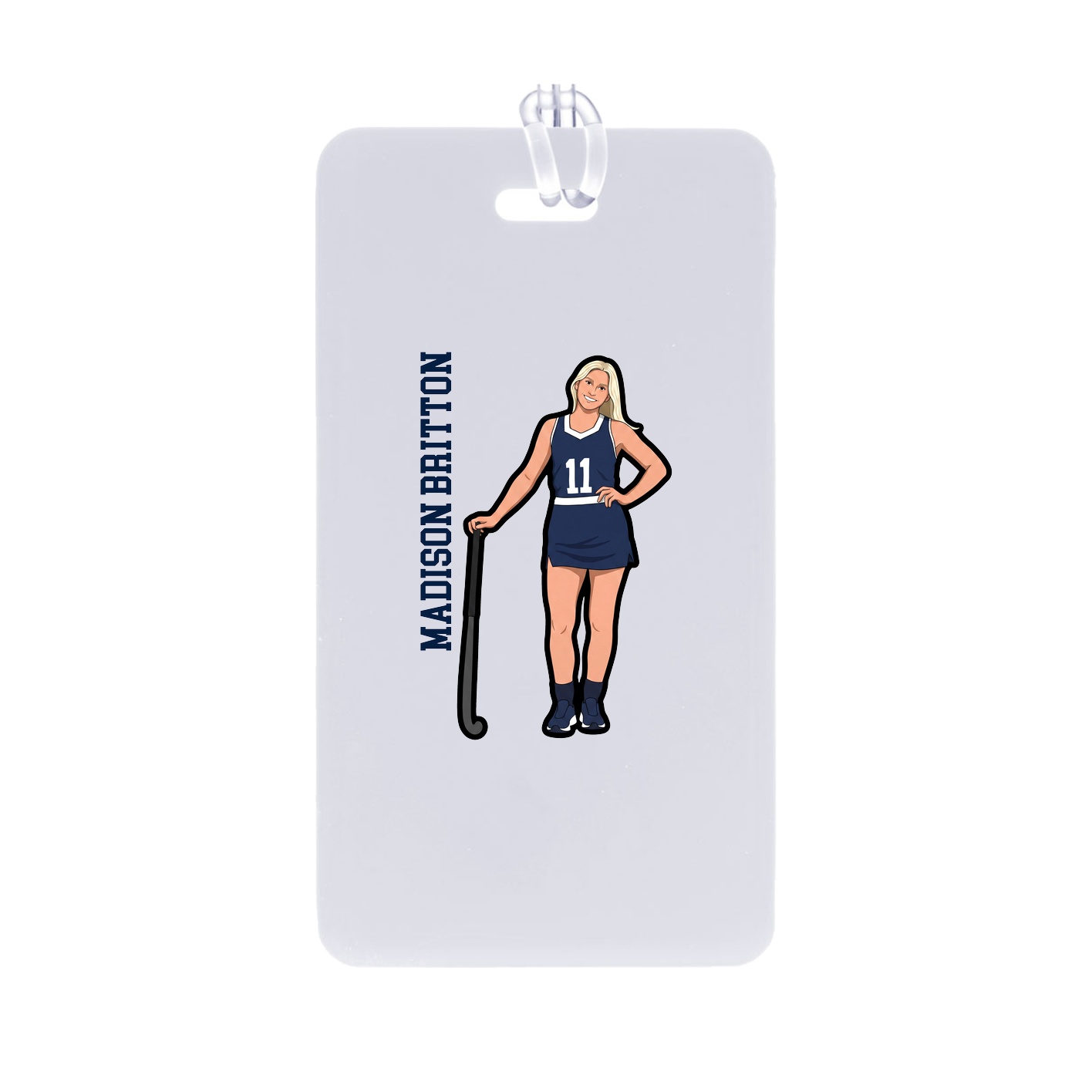 Bag Tag — Name Vertical in Classic