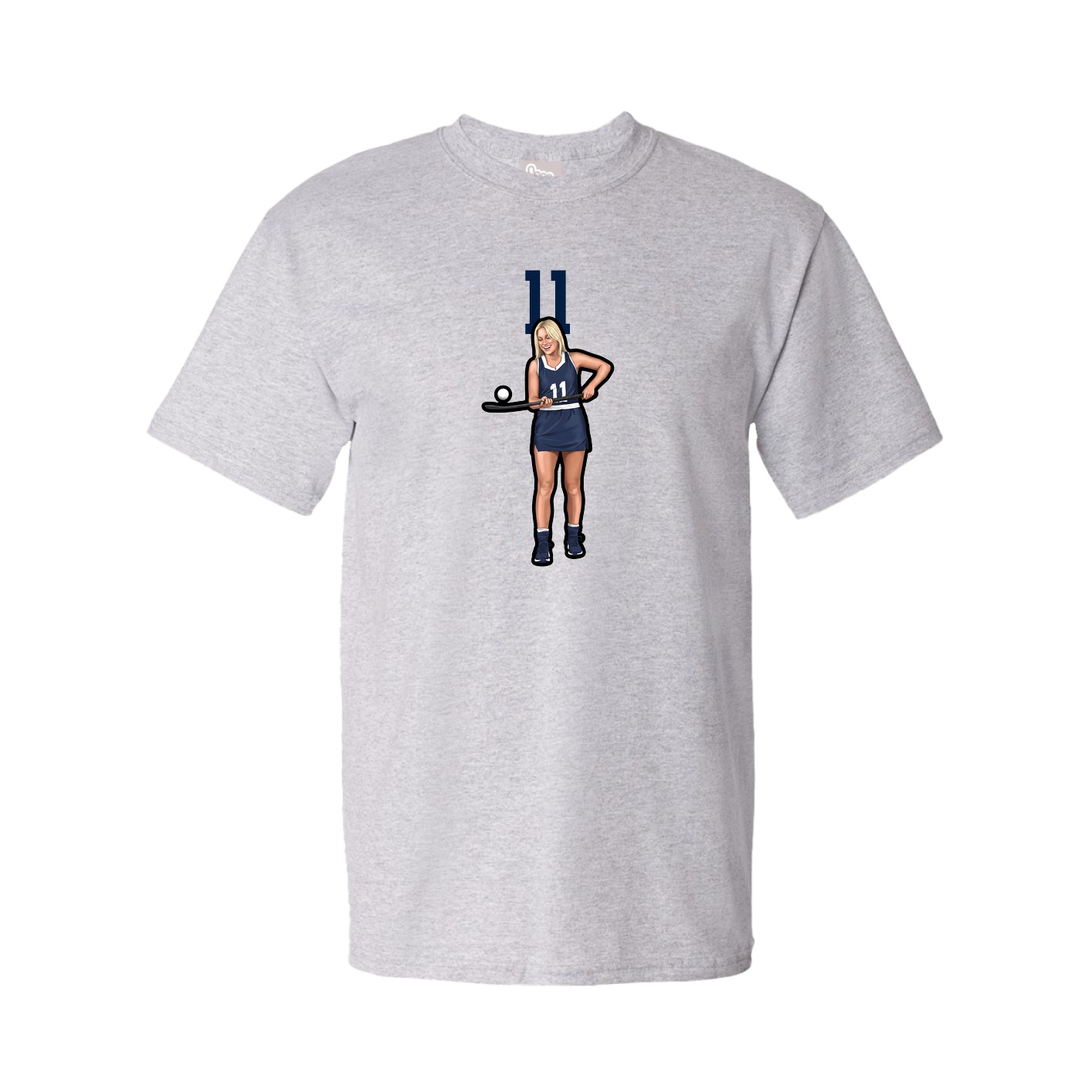Tee — Number Top in Grey