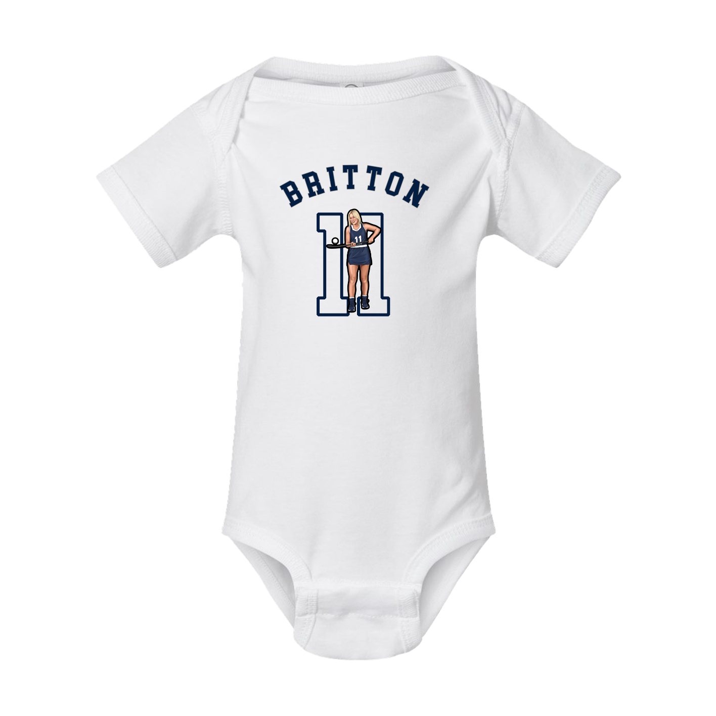 Baby Onesie — Shirsey Arch in White