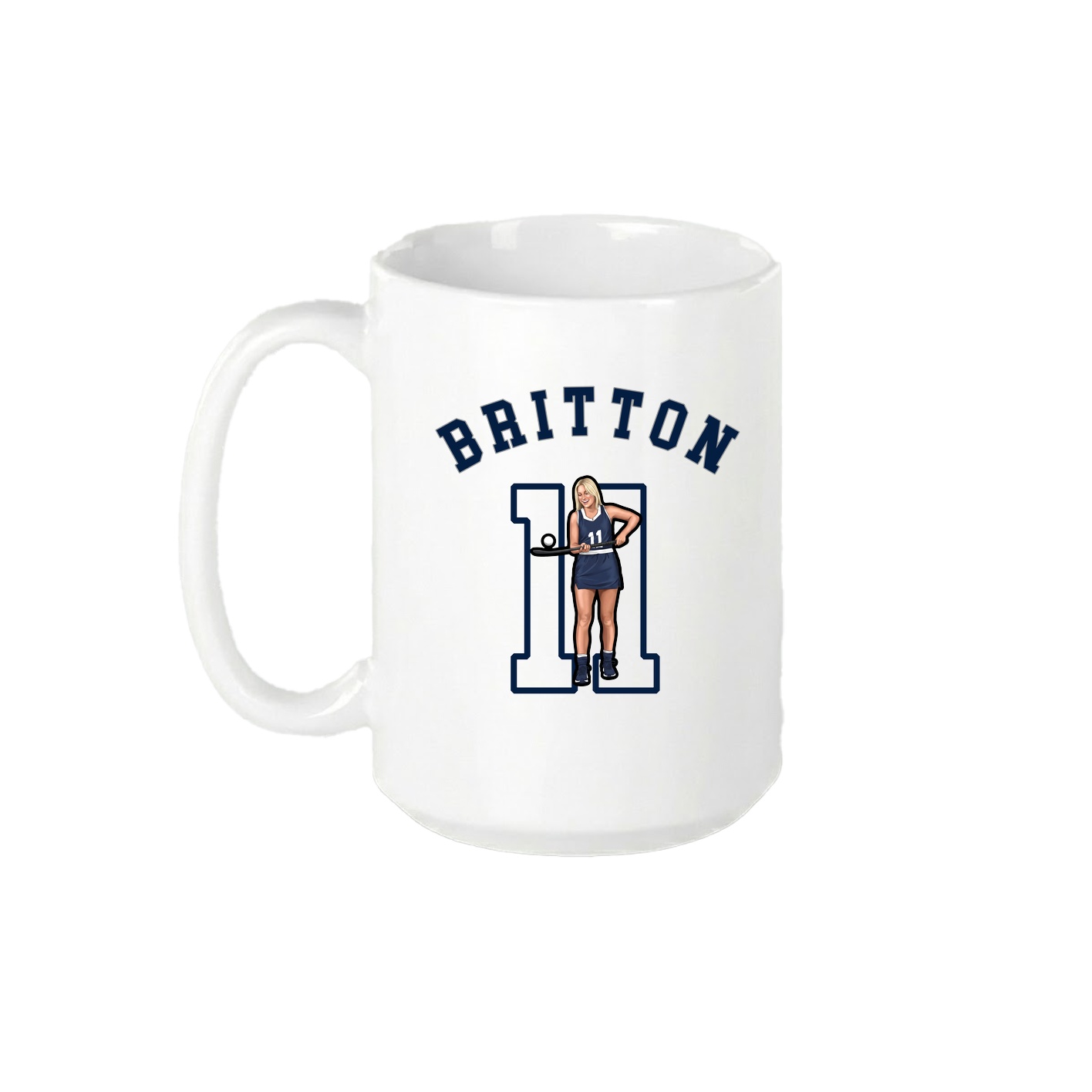 15oz Coffee Mug — Shirsey Arch in White
